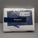 Bedsure Duvet Cover King Size - Soft Double Brushed Bedding Set for Kids & Adults, Zipper Closure, 3 Pieces, Includes 1 Duvet Cover (104"x90") & 2 Pillow Shams, NO Comforter, Bright White