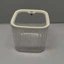 Touch Open Transparents Desk Bin Multifunctional Container For Cosmetics Home Organization