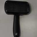 Swihauk Self Cleaning Slicker Brush for Dogs & Cats - Skin Friendly Deshedding and Grooming Brush for Haired Pets, Pet Supplies Accessory, Black