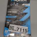 20 Inch Chainsaw Chain 0.325" Pitch, 050" Gauge, 78 Drive Links, German Steel, fits Echo CS-490/440, Craftsman S205/CMXGSAMY462S, PP4620AVX, Milwaukee M18 FUEL - 20BPX78CQ, Remington, Ryobi and More