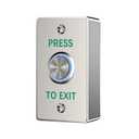 Push to Exit Button with Back Mount Box IP67 Waterproof Stainless Steel LED Light NO/NC Press Exit Switch