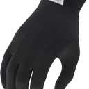 Terramar Kids Thermasilk Ultra-Thin Performance Liner Gloves (Medium (6), Black)