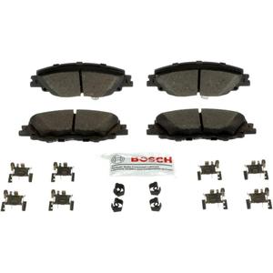 BOSCH BE2176H Blue Ceramic Disc Brake Pad Set With Hardware - Compatible With Select Toyota Corolla; FRONT