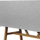 Desk Privacy Panel Table Privacy Panel Acoustic Partition Noise Visual Isolate Table Divider with Clamp (24" x 60")