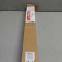 Umbra Cappa Modern 1" Curtain Rod, Includes 2 Matching Finials, Brackets & Hardware, Black (36 to 66)