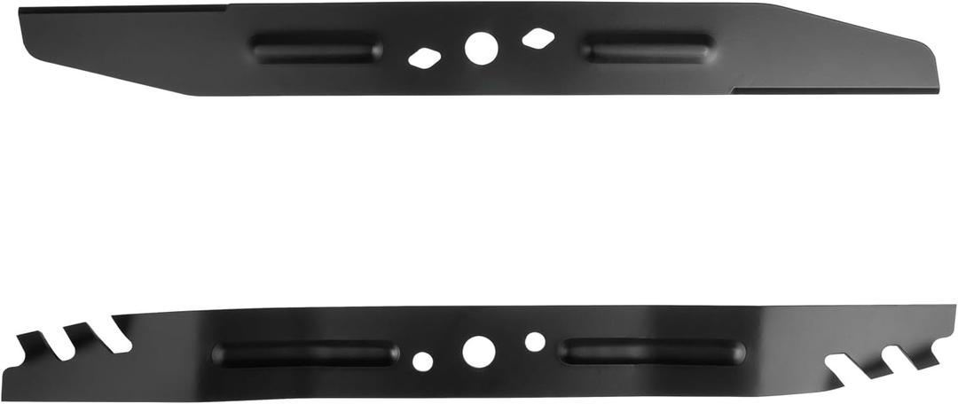 AB2101D Lawn Mower Mulching Blade Compatible with EGO Power+ LM2133 LM2130 LM2135SP LM2130SP LM2156SP LM2150SP 21 Inch Electric Lawn Mowers 2 Packs (Black)