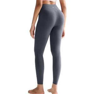 RUNNING GIRL High Waisted Leggings for Women,Tummy Control Workout Yoga Pants Compression Pants Buttery Soft (Gray, L)