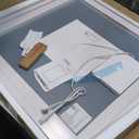 LOAAO 36"X36" LED Bathroom Mirror with Lights, Anti-Fog, Dimmable, RGB Backlit + Front Lighted, Bathroom Vanity Mirror for Wall, Memory Function