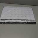 Ospelelf 2026-2027 Calendar Magnetic Desk Wall Desktop Monthly Planner from January 2026 - June 2027 Large To Do Pad with Plastic Cover for Office 17" X 12" Black