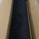 PURE ERA Carpet Stair Tread Landing Mat Tape Free Self Adhesive Non Slip Skid Resistant Indoor Doormat Area Rug Floor Mat for Kitchen Bathroom Workstations Washable 2' X 3' (Black)