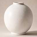 White Ceramic Vase, 12.5 Inch