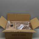 Liry Products Rustic Wooden Desktop Organizer Office Supplies Brown Tabletop Storage Cabinet Stepped Rack Multiple Compartments 2 Tier Drawers Makeup Accessory Jewelry Sorter Display Box Home Office