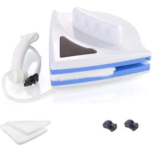 Magnetic Window Cleaner Tool Glass Wiper, Double Sided Window Cleaner Windows Cleaning Brush for High-Rise Household Cleaning Windows Thickness 0.1''-0.4'' (5-7mm)