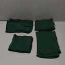 JQinHome Chair Covers for Dining Chairs, High Stretch Removable Washable Chair Protector Cover Set of 4, Chair Slipcovers for Dining Room, Kitchen,Home Party,Wedding Ceremony(Hunter Green, 4PC)