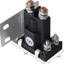 Golf Cart Solenoid 14 Volt 200A 4 Terminal Replacement for 1994-Up E-Z-GO TXT Gas Medalist ST Series Replace Part Number 27153-G01 27153G01 612813