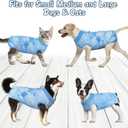 Dog Surgery Recovery Suit, Tie Dye Pet Surgical Suit for Female, Cone E-Collar Alternatives After Spay Abdominal Wounds Protector, Neuter Dog Anti-Licking Onesie for Small Medium Large Dogs, XX-Large (XX-Large(Back:18.7"-24.0";Chest:Up to 29"))