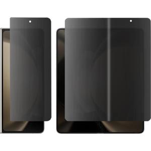 Anti-Spy Screen Protector Suit for Samsung Galaxy Z Fold 5 5G 2023, Matte Anti-Glare Privacy Outer Inner Soft Anti-Scratch Film Anti-Peeping
