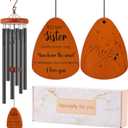 Sister Birthday Gifts, Sister Gifts for Birthday, Valentines Day, Galentines, Mothers Day, Thanksgiving, Christmas, 32 Inch Wind Chimes Gift for Home Decor