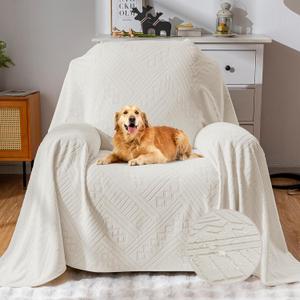 Waterproof Recliner Chair Covers, Anti-Slip Reclining Chair Covers, Pet-Friendly, Washable, Durable and Breathable Couch Covers  Reversible Design for Sofa Protection (71x71in/Beige)