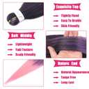 Pre-Stretched Braiding Hair, Ready to Use Synthetic Extensions for Easy Box Braids & Protective Styles, Tangle-Free Soft Texture, 3 Pack (95g/Bundle) 30 Inch - Ombre Purple & Pink Color (Also in More)