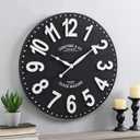 FirsTime & Co. 27" Sullivan Wall Clock, Black, 10081