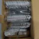 N9R 120PCS Silver Plastic Silverware, Heavy Duty Plastic Cutlery for Parties, Fancy Disposable Flatware Set Includes 40 Forks, 40 Spoons, and 40 Knives, Perfect for Weddings, Dinners, Picnics, Party