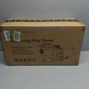 2.0 HP Pool Pump, 8000 GPH Above Ground, 115V/230V Dual Voltage, Swimming with Strainer Basket and Drain Plug 60HZ Silent Operation, UL Certified