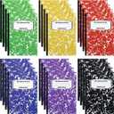 Eersida 24 Pieces Mini Composition Notebook Composition Books Small Marble Note Books Cute Journal Pocket Tiny Sized Notebooks for Back to School Office Gifts, 3.4 x 4.7 Inches