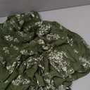 Women Olive Colour Above Knee Floral Dress, Size Large
