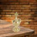 Needzo Brass Incense Burner with Lid, Catholic Church Supplies, 4 x 2.5 Inches