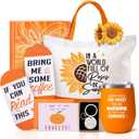 Gifts for Women Girls Best Friend Sister Wife Girlfriend Daughter - Unique Birthday Valentines Mothers Day Christmas Gifts for Her, Sunflower Sunshine Inspirational Thinking of you Gift