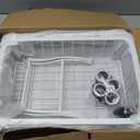 3-Tier Rolling Pantry Floor Organizer and Storage Cart with Wheels, Stackable Wire Pantry Baskets for Pantry Shelves, Kitchen Storage Rack and Fruit Basket Stand for Fruit Snack Onion Potato