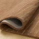 Loloi Chris Loves Julia Henry Collection HEY-01 Rust/Natural 2'-3" x 3'-9", .50" Pile Height, Runner Rug