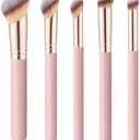5Pcs Angled Foundation Brush Concealer Brush Multifunction Makeup Brushes Set Angled Contour Brush 170S,270S,370S for Concealer,Foundation,Powder,Eyeshadow,Contour