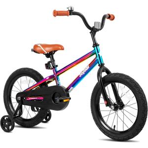 JOYSTAR Kids Bike for Ages 2-12 Years Old Boys Girls, Size: 14 Inch with Training Wheels BMX Style Kid's Bikes with Training Wheels, Children Bicycle for Kids and Toddler, Multiple Colors, 14 Inch with Training Wheels