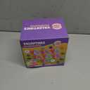 28 Pack Valentines Day Gifts for Kids, Mochi Squishies Party Favor Set with Filled Hearts and Valentines Greeting Cards, Valentine's Day School Prize Party Favor, Classroom Exchange Gift Set