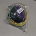 Kavoc 4 Pcs Halloween Mermaid Cosplay Costume Include Dark Green Pantyhose,Gloves,Seashell Bra and Belt for Adults Role Play Party Accessories Supplies（Style2）