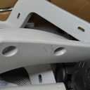 Sweetcrispy Home Office Managerial Executive Chair, Ergonomic Mesh Adjustable Swivel Mid-Back Chair with Comfortable Lumbar Support, Comfy Arms for Bedroom,Study,Student (Grey)