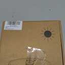 Solar Fountain Cyan Flower, Upgrade 3.5W Solar Bird Bath Fountains, Solar Powered Water Fountain with 7 Nozzles, 4 Fixed Pipes for Hummingbirds, Bird Bath, Garden, Pool, and Pond (White)