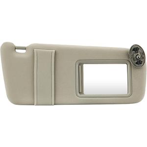 Beige Passenger Right Side Sun Visor Replacement Compatible with 2007 2008 2009 2010 2011 Toyota Camry Without Sunroof Replace 74310-06750-E0