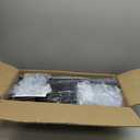 MOGELAFOO 83 Inch Wide Portable Closet Wardrobe, Clothes Storage Rack Organizer with Cover, 5 Clothes Hanging Rods and 10 Storage Shelves, Black