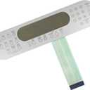 9756559ES Switch Membrane No Metal Plate Compatible with Whirlpool Range Oven Replacement for WP9756559ES AP6013948 1066317 PS11747180