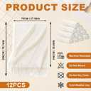12pcs Wedding Shawls with Fringes Bulk Wedding Scarf Shawl for Guests Wedding Favor Bridal Shawls Gift Outdoor