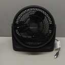 Air Circulator Fan, Desk Fan for Bedroom, Home and Office, With 90-Degree Tilt Head, 3 Speed Settings, Lightweight (4.2 LBS), 70 Watts, Black, 14.8"Wx7.6"Dx14.1"H