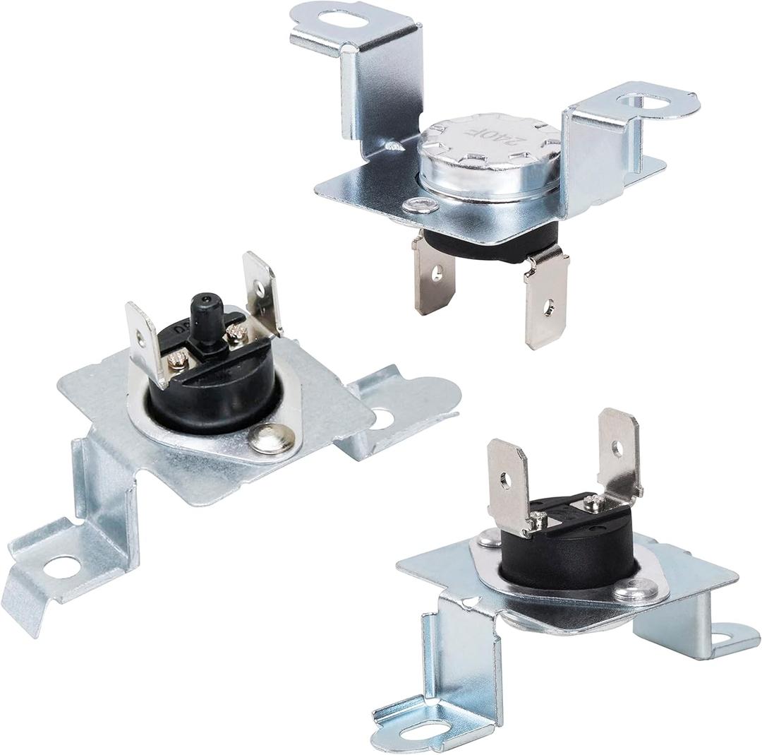 BlueStars 6931EL3003C Dryer High Limit Thermostat, 6931EL3004B Dryer Thermostat, 6931EL3003D Dryer Thermal Fuse - Compatible with LG and Kenmore Dryers