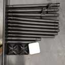 Support poles, black