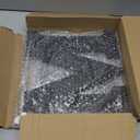 Wood Home Sign with Artificial Eucalyptus Wreath for O, Hanging Farmhouse Wall House Decor Wood Letters for Wall Art Rustic Home Decor, Wall Decor for Living Room Kitchen Entryway (Black) (9.8L" x 9.8W")