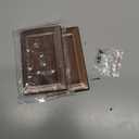 Monarch Abode 1-Gang Toggle Wall Plate, Architectural Metal Single Switch Wall Plate, Decorative Light Switch Cover Plate for Electrical Outlet, Antique Copper, Pack of 2