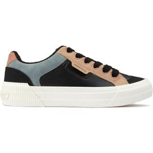 Rocket Dog Women's Sneaker (6.5, Cheery Black Blocked Pu)