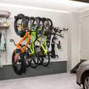 Stainless Steel Bike Storage Rack, Wall Mount 6 Bike Hanger